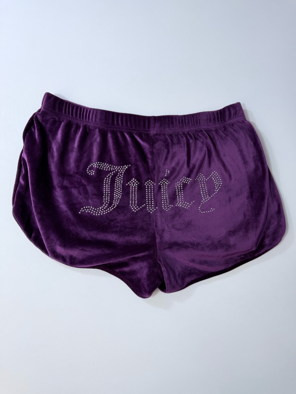 Juicy Couture Purple Velour Lounge Shorts Size Large